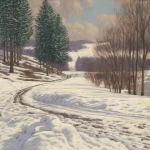 Winter country, Viktor Olgyai